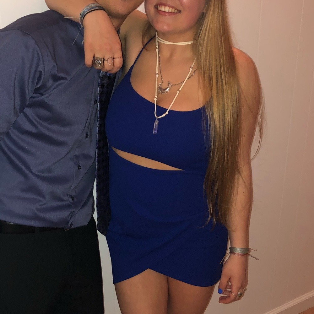 Blue dress!